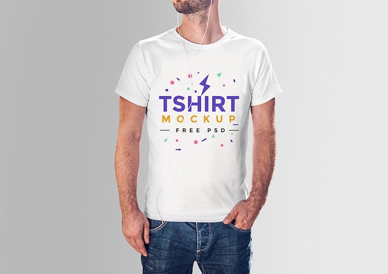 Download 20 T-Shirt Mockup PSD to Showcase your Apparel Design - GraphicFlip